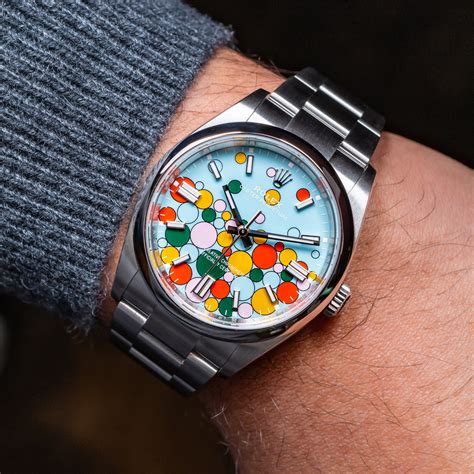 the Rolex oyster bubble watch